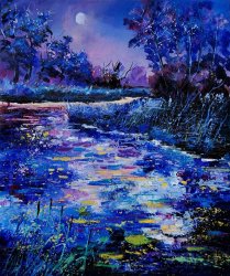 Pol Ledent Magic Pond painting