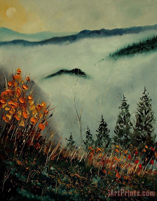 Mist Today painting - Pol Ledent Mist Today Art Print