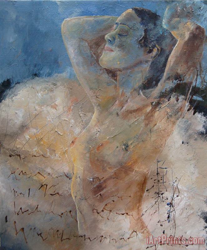 Nude 0508 painting - Pol Ledent Nude 0508 Art Print