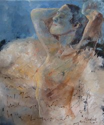 Pol Ledent Nude 0508 painting