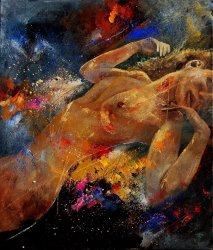 Pol Ledent Nude 0604 painting