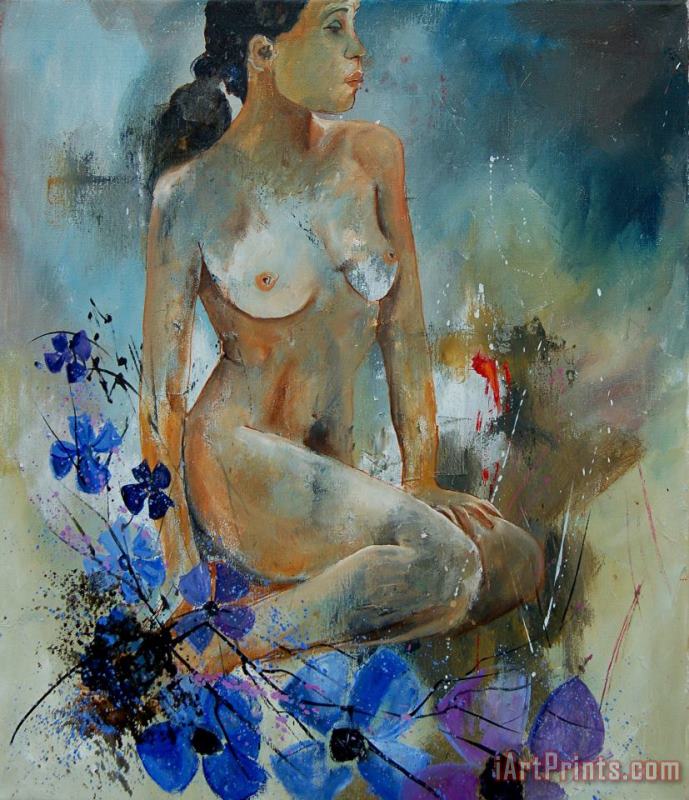 Nude 67 painting - Pol Ledent Nude 67 Art Print
