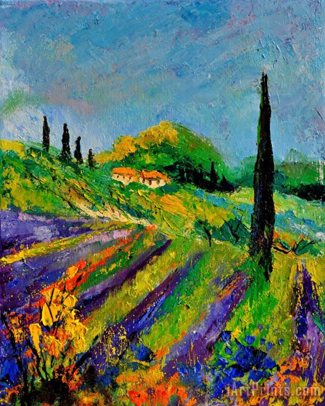 Provence 451190 painting - Pol Ledent Provence 451190 Art Print