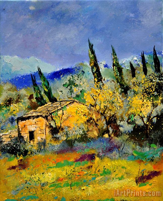 Provence 452190 painting - Pol Ledent Provence 452190 Art Print