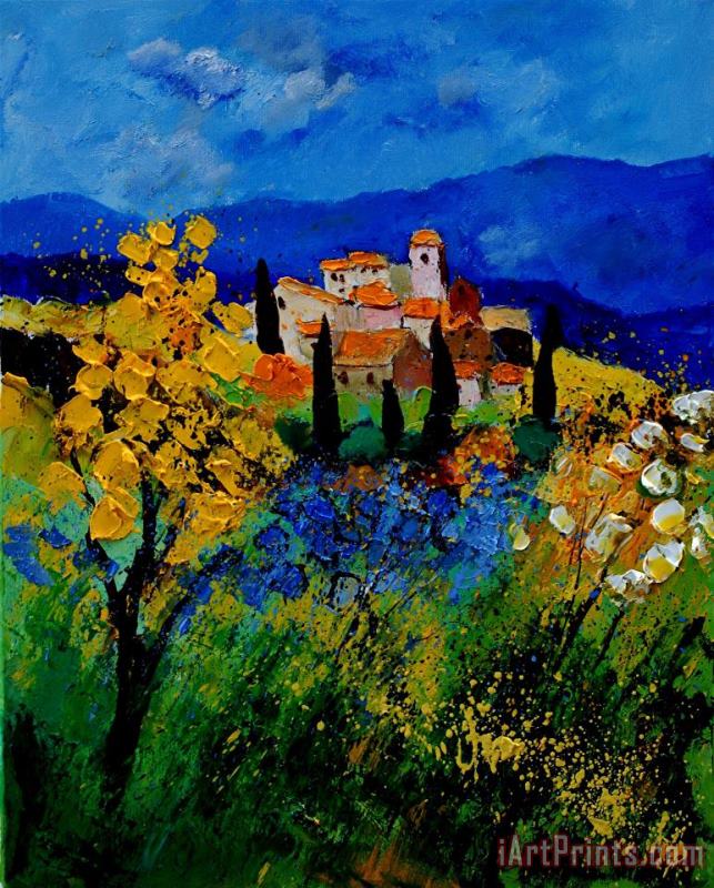 Provence 459001 painting - Pol Ledent Provence 459001 Art Print