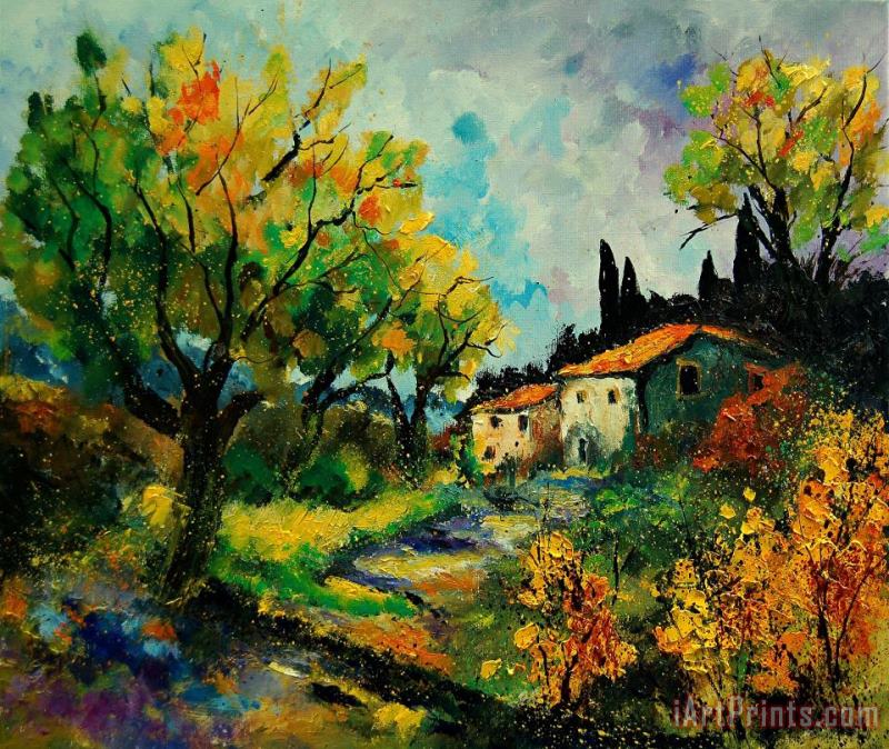 Provence 670110 painting - Pol Ledent Provence 670110 Art Print