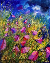 Pol Ledent Purple Wild Flowers