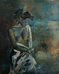 Pol Ledent Roman nude 45 painting