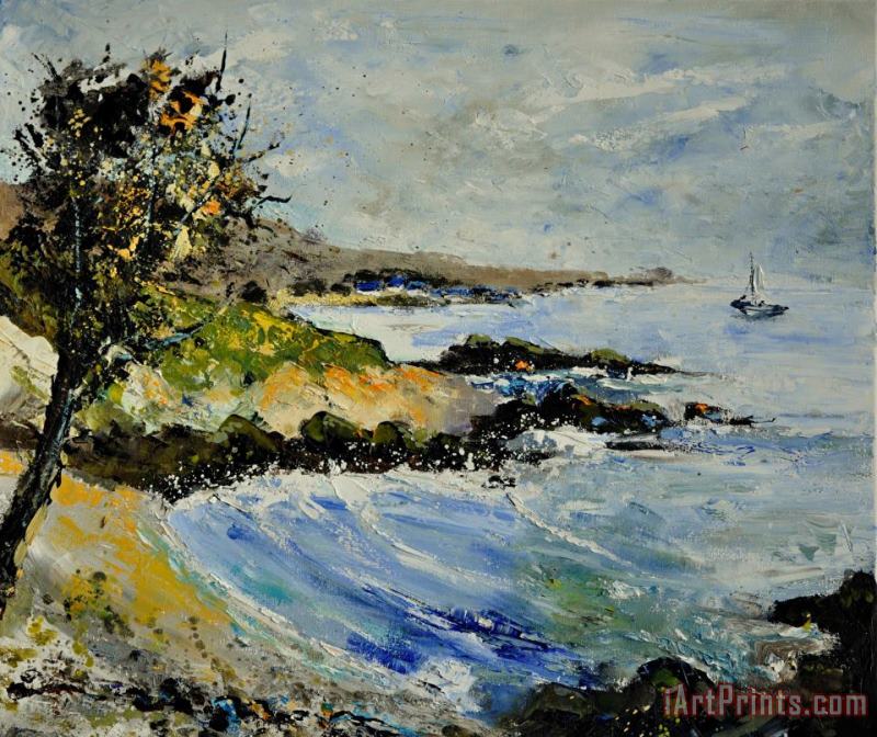 Seascape painting - Pol Ledent Seascape Art Print