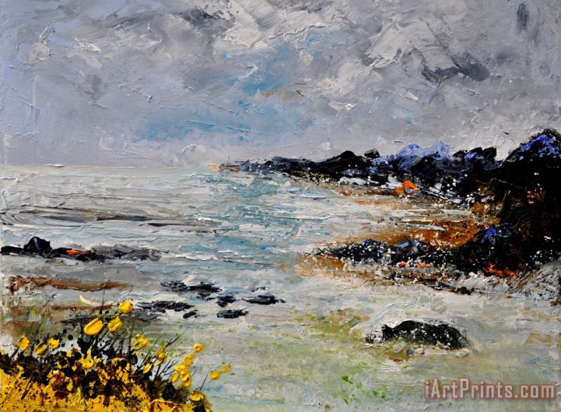 Seascape 452160 painting - Pol Ledent Seascape 452160 Art Print