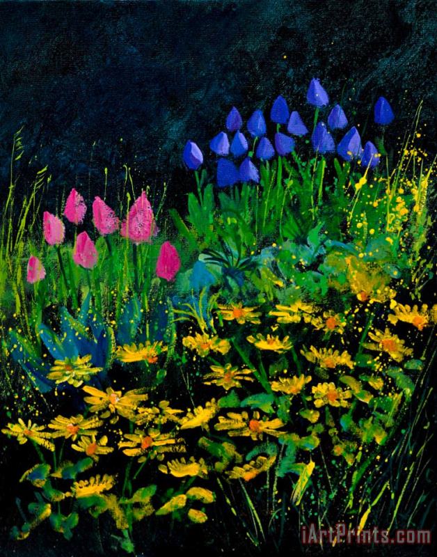 Pol Ledent Spring In The Garden Art Painting