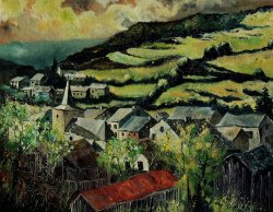 Pol Ledent Spring In Vresse Ardennes Belgium painting
