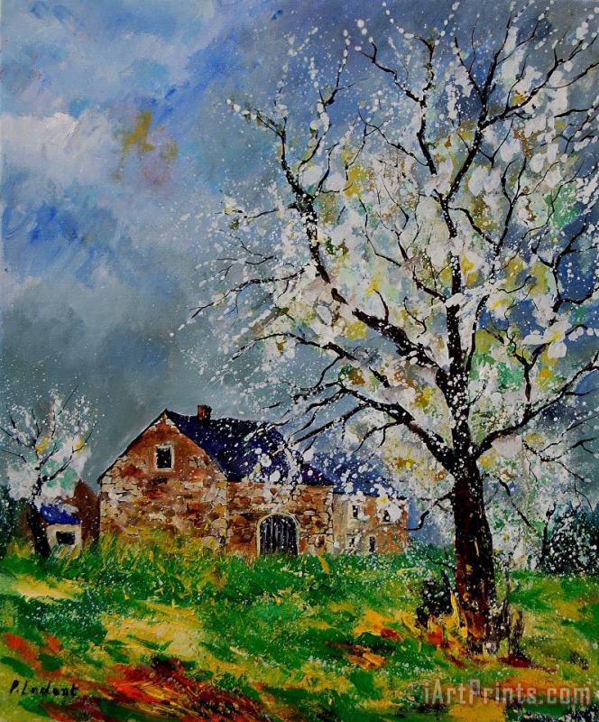 Pol Ledent Spring Landscape Art Painting