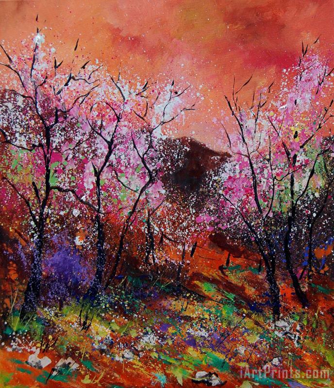 Spring near my home painting - Pol Ledent Spring near my home Art Print