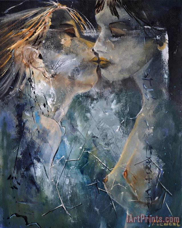 Pol Ledent Tender Kiss Art Print