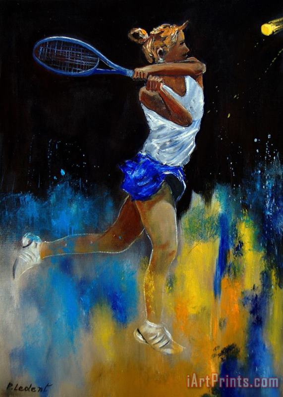 Pol Ledent Tenniswoman 57 Art Print
