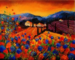 Pol Ledent Tuscany Poppies