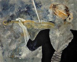 Pol Ledent Violinist 562120 painting