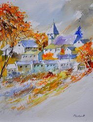 Pol Ledent Watercolor Awagne painting