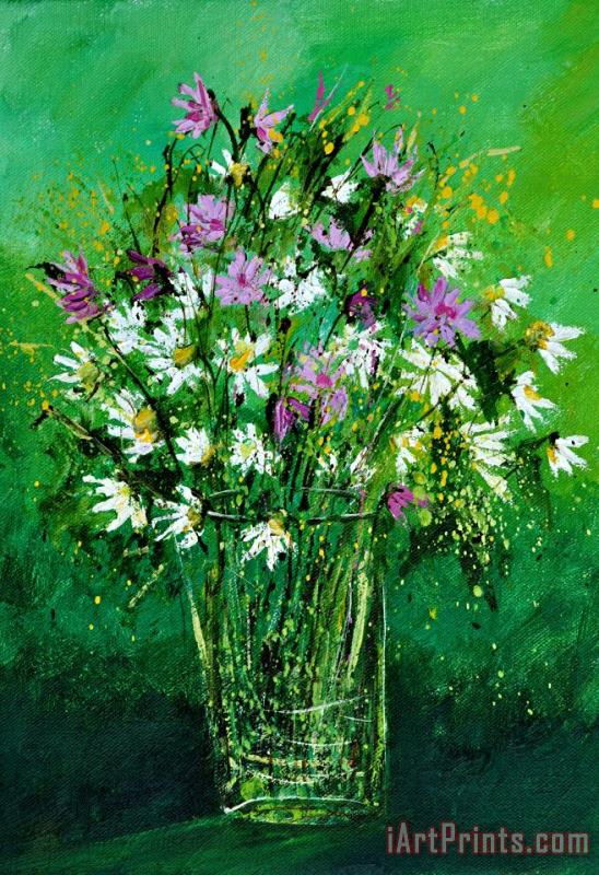 Wild Flowers 450150 painting - Pol Ledent Wild Flowers 450150 Art Print