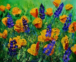 Pol Ledent Yellow Poppies 560190