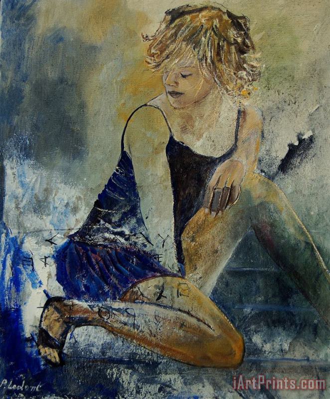 Young girl 5689474 painting - Pol Ledent Young girl 5689474 Art Print