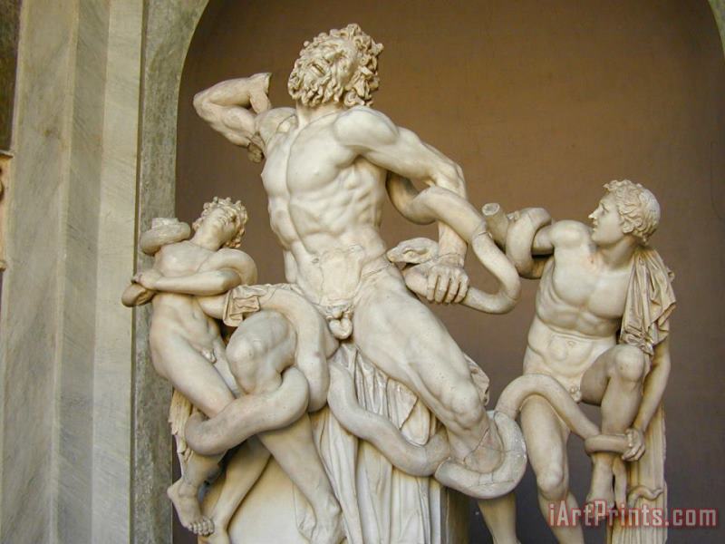 Polydoros of Rhodes Laocoon And His Sons Art Print