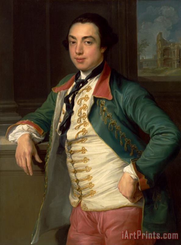 Pompeo Batoni James Caulfeild, 4th Viscount Charlemont (later 1st Earl of Charlemont) Art Painting