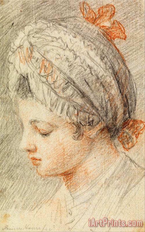 Head of a Young Girl painting - Prince Hoare Head of a Young Girl Art Print