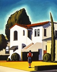 R. Kenton Nelson A Calculated Risk painting
