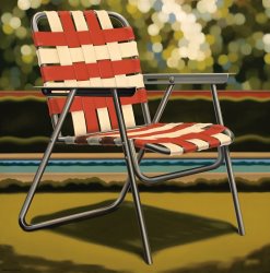 R. Kenton Nelson A Chair for Emcee painting