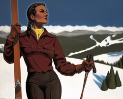 R. Kenton Nelson A Competitive Sport painting