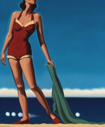 R. Kenton Nelson A Standard of Elegance, 2019 painting