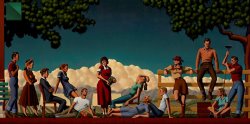 R. Kenton Nelson Idle Hour painting