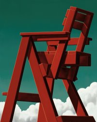 R. Kenton Nelson Sky Chair, 2022 painting