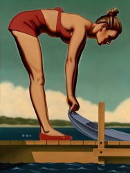 R. Kenton Nelson Wish I Was There, One painting