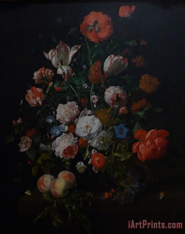 Still Life with Flowers painting - Rachel Ruysch Still Life with Flowers Art Print
