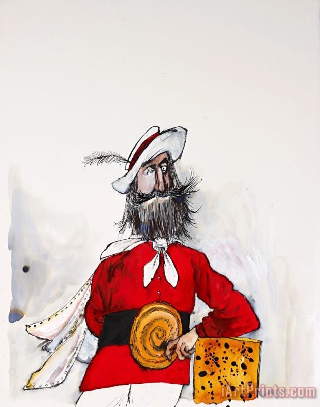Garibaldis Biscuits painting - Ralph Steadman Garibaldis Biscuits Art Print