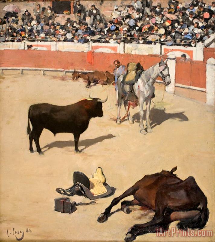 Ramon Casas i Carbo Bulls (dead Horses) Art Print