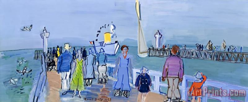 Raoul Dufy La Jetee De Deauville Art Painting