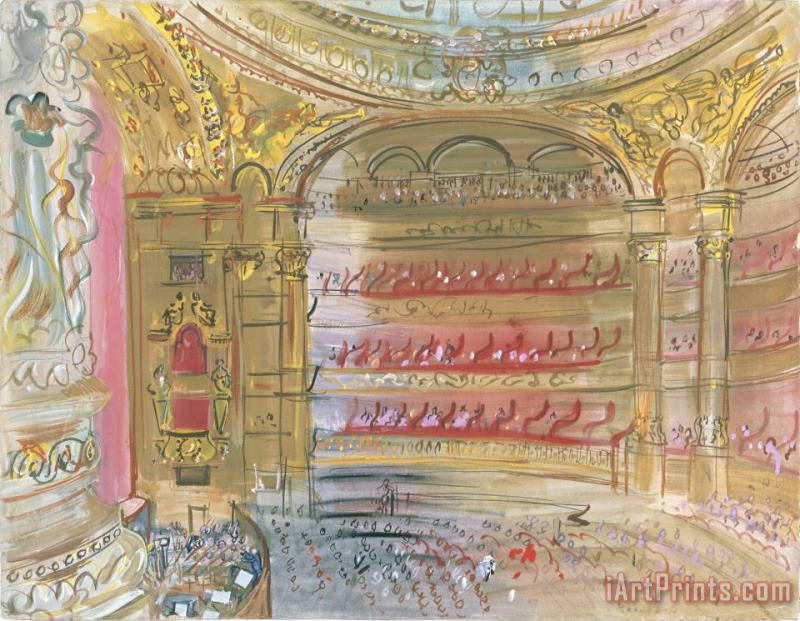 Raoul Dufy The Opera, Paris Art Painting
