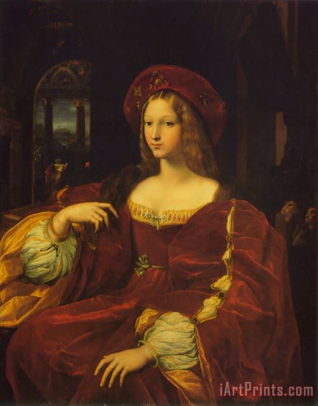Joanna of Aragon painting - Raphael Joanna of Aragon Art Print