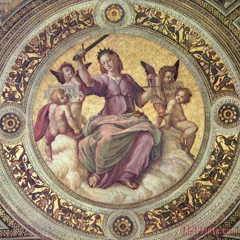 Raphael Justice - 1509-11 Art Print