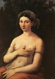 Portrait of a Young Woman of The Fortesque Family of Devon Paintings - Portrait of a Young Woman by Raphael
