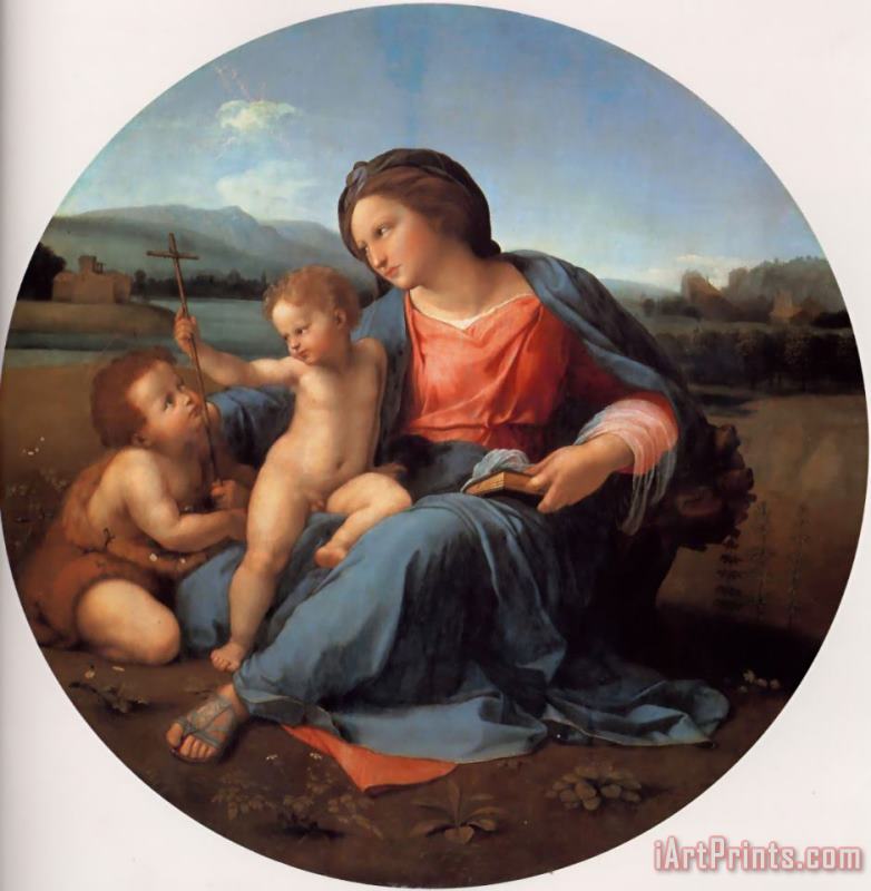 Raphael The Alba Madonna Art Print