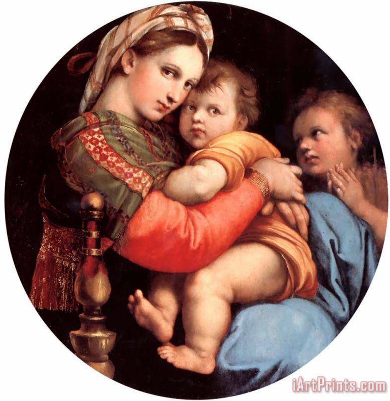 Raphael The Madonna of The Chair Art Print