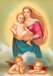 Raphael The Sistine Madonna painting