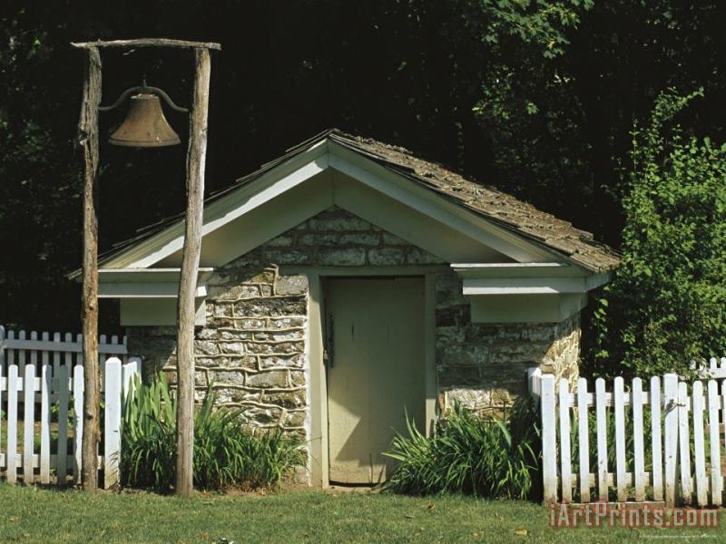 Raymond Gehman A Stone Outbuilding on The Grounds of The Fort Hunter Mansion Art Painting