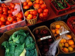 Raymond Gehman Farm Produce at a Local Farmers Market