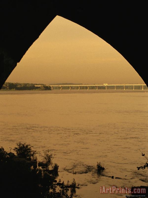 Raymond Gehman View of The Susquehanna River From Under The Rockville Bridge Art Print